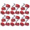 ArtCreativity: Mini Pullback Fire Trucks - 24 Pack - Bulk Set W/ 4 Distinct Designs, Red Firefighter & Rescue Vehicles, Party Favors, Kids Ages 3+